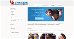 Desktop Screenshot of gyankiran.org