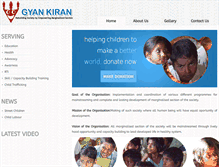 Tablet Screenshot of gyankiran.org